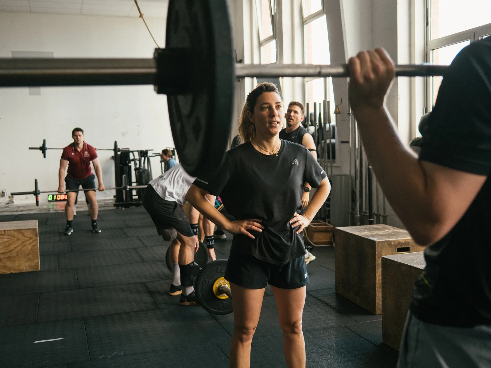 Training in der Halle von AXT Athlete Berlin-Lichtenberg