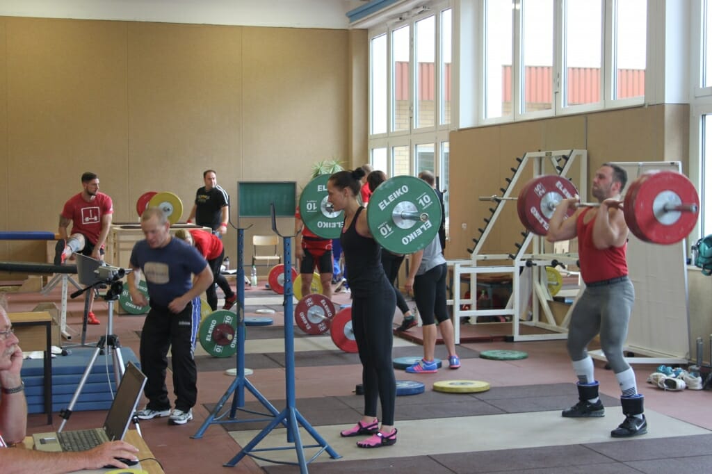 Gewichtheben im Olympiastützpunkt Kienbaum