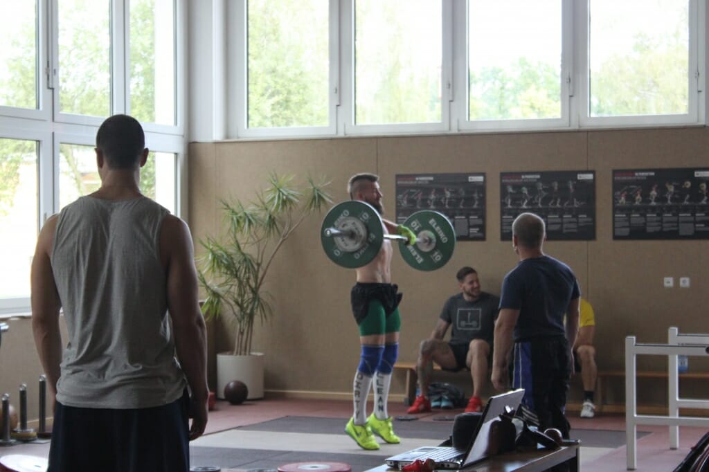 Gewichtheben im Olympiastützpunkt Kienbaum